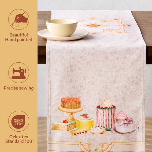 Maison d' Hermine Table Runner 100% Combed Cotton 14.5"x72" (Double Layer) - Image 2