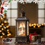 Christmas Snow Globes, Manger Snowflake Ball Nativity Scene, Silent Night Music Water Lantern, USB Powered & Battery, Holiday Decorations Gifts for Family, Children or Friend - Image 6