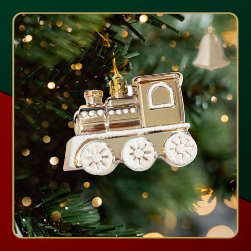 Ornaments for Christmas Trees,74 Count Gold Christmas Tree Decorations, Shatterproof Plastic Hanging Bulbs Decorations Set for Xmas Holiday Party - Image 4