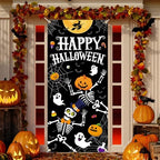 Preboun 12 Pcs Seasonal Door Cover Set, Fall Front Door Decoration 78x35'' - Image 5