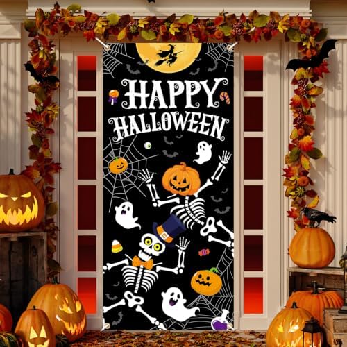 Preboun 12 Pcs Seasonal Door Cover Set, Fall Front Door Decoration 78x35'' - Image 5