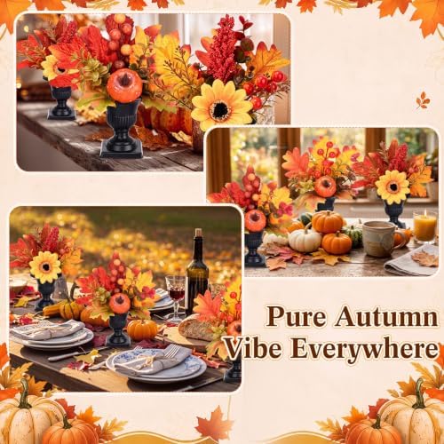 Suncallla 4 Pack 9.84 in Fall Table Centerpieces Decor - Image 6