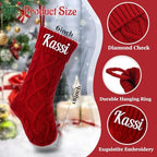 Personalized Christmas Stockings,Custom Name Family Christmas Stocking - Image 2