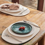 Oval Cotton Rope Placemat Set (7, Warm Ivory) - Image 4