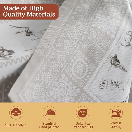 Maison d' Hermine Cloth Napkins Set of 4 Reusable 100% Cotton (20" x 20") - Image 3