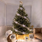Retisee Crystal Christmas Tree Decor Acrylic Garland, Clear, Butterfly - Image 6
