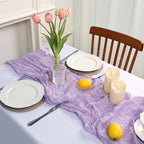 12 Pack Lilac Purple Cheesecloth Table Runner 23 x 120 Inch 10Ft - Image 3