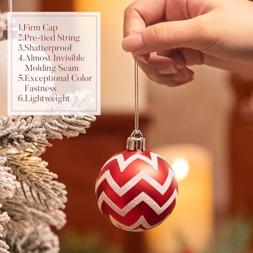 Valery Madelyn 30ct Christmas Ornaments Tree Decorations Set 2 Inch - Image 6