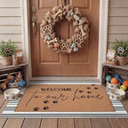 Tinideya 2 23.6 X 35.4 Inches PET Black White Brown by Tinideya