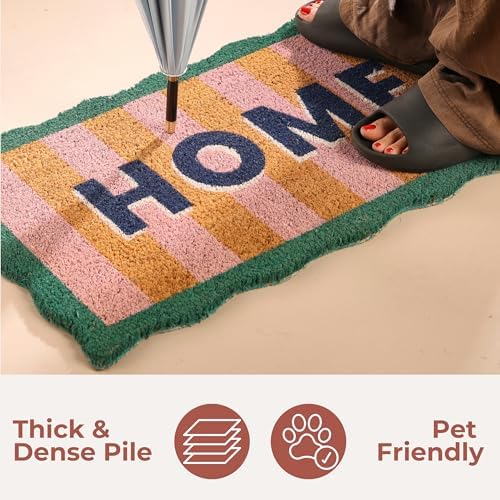 Folkulture Door Mat, Welcome Mat Outdoor Doormats for Home - 16" x 28" - Image 5