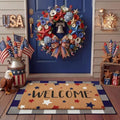 Tinideya 2 23.6 X 35.4 Inches Independence Day Gray Blue by Tinideya