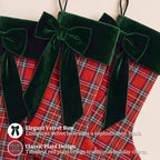 Thiccywoov 3 Pack Tartan Plaid Christmas Stockings 20'', Red, Green - Image 4