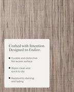 Chilewich Bamboo Placemats Set of 4, Round Woven Placemats - Image 3