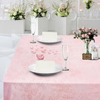 Pink Lace Table Cloth 60x120inch 2Pcs for Decorations Wedding Centerpieces - Image 5