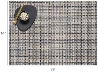 Chilewich Basketweave Placemats, Woven Rectangle Placemats Set of 4 - Image 2