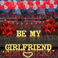 Be My Girlfriend Light Up Letters Proposal Decorations, 14Pcs 6.3" Letter Signs with 24Pcs Flameless Candles 2000Pcs Red Artificial Rose Petals 45Pcs Latex Balloons 10Pcs Heart Balloon Valentine's Day by Fezava