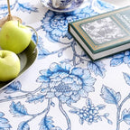 ISAENNE Designer French Round Reusable Tablecloth,Diameter 67" - Image 4