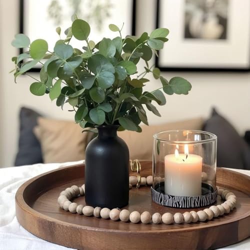 Black Bud Vases Set of 12 - Mini Black Ceramic Vase for Flowers, Small Modern Bud Vase for Table Decor, Boho Centerpiece for Home Decor, Centerpieces in Bulk for Wedding, Table, Party Decor - Image 3