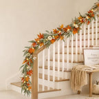 Fall Garland with Lights for Mantel, 6FT Realistic Fall Decor - Image 4