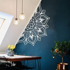 ESTART Large Metal Mandala Wall Decor, Unique Lotus Flower Wall Art - Image 4