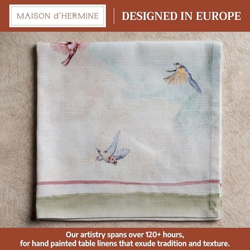 Maison d' Hermine Cloth Napkins Set of 4 Reusable 100% Cotton (20" x 20") - Image 2
