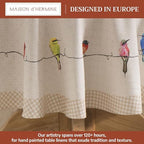 Maison d' Hermine Table Cloth Round Table Reusable 100% Cotton 69" Diameter - Image 2