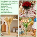 20Pcs Plastic Bud Vases Small Plastic Vases in Bulk, Clear Container for Flowers Height Shatterproof Bud Vase Wedding Centerpieces for Home Decor Living Room Office Decoration, Housewarming Party Gift - Image 6