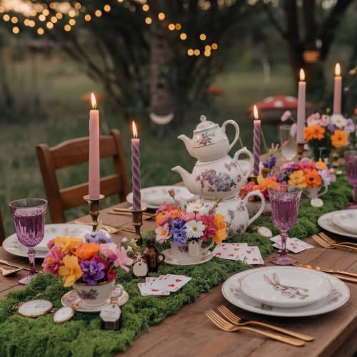 Fake Moss Table Runner Halloween Enchanted Artificial Forest Table Decor - Image 4