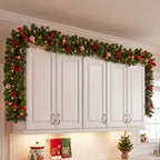 Xmas Cabinet Ball Berry Garland Decorations, 9ft - Image 6