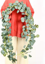 DearHouse 6Pcs Artificial Eucalyptus Garland Faux Silk Eucalyptus Leaves Vines Handmade Garland Greenery Wedding Backdrop Arch Wall Decor,6.1FT/Pcs - Image 3