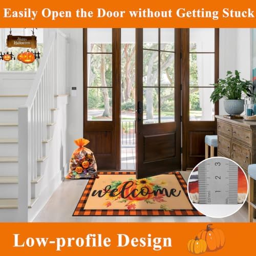 Ileading Fall Door Mat 32"x48", Non Slip Welcome Doormats for Front Door - Image 6