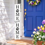 Home Sweet Home Sign, Welcome Porch Decor Front Door Outdoor Wooden Board by Unknown