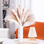 Didaey 10 Pack Composite Plastic Flower Vases Bulk White Small Boho Floral Vases for Dried Flower Bouquet Pampas Grass Centerpieces Fall Wedding Party Living Room Decor(Stylish) - Image 6