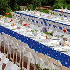 4.5 x 100 Feet Patriotic Tablecloth for 4th of July Independence Day Decorations,Roll of Disposable Custom White Blue Red Star Memorial Day Photography Backdrop for 4th of July Themed Party Supplies - Image 7