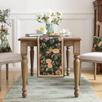 ISAENNE Designer Vintage Linen Extra Long Table Runner,118"x12"-Mitchell - Image 2