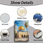 TIEHAOMAI Islamic Art Canvas Wall Art（Mosque-3,28x42inch (70x105cm) - Image 5