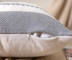 Cethom Boho Throw Pillow Covers 20x20 Inch Set of 2, Grey Textured Decorative Couch Pillow Cases for Farmhouse Home Decor, Accent Cushion Cover for Sofa, Bed, Living Room, Bedroom - Image 5