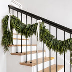 Hananona 9 FT Christmas Garland, 2 Pcs Real Touch Cedar Garlands - Image 2