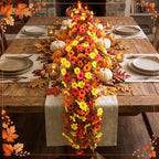 Riceshoot 6Ft Fall Garland for Mantle, Autumn Artificial Garland - Image 6