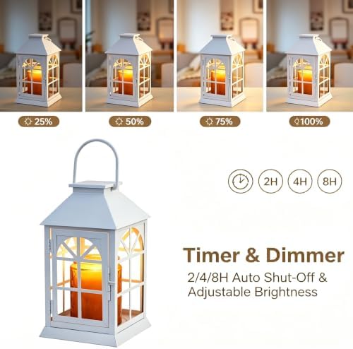 Candle Warmer Lamp with Timer, Dimmable Fully Enclosed Hanging - Image 3