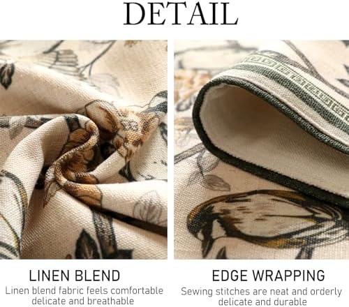 ISAENNE Designer French Linen Table Runner,87"x12"-Murad A - Image 5