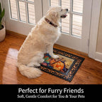 Evergreen Sassafras Fall Christmas Holiday Doormat Insert Bundle & Tray Set of 5, Interchangeable Entrance Door mats Indoor and Outdoor Welcome Mat 30 x 18 Tray Non Slip Backing Low Profile - Image 6