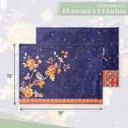 Maison d' Hermine Placemats Set of 4 Reusable 100% Cotton (13"x19") - Image 4