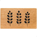 THEODORE MAGNUS Door Mat - Welcome Mat for Front Door with Non-Slip Backing - Durable Spring & Summer Doormat - Perfect for Outside Entrance Matt - Outdoor/Indoor - Silhouette Garden - 17" x 30" by TheodoreMagnus