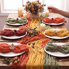 Mixweer 100 Pcs Gauze Cheesecloth Napkins 19.7 x 19.7 Inch, Fall - Image 4