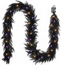 Valery Madelyn 9ft Artificial Norfolk Pine Halloween Garland for Mantle by ValeryMadelyn