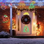 TRWYMZ Christmas Decorations - 16" Christmas Window Silhouette Lights - Image 6