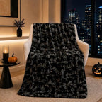 Halloween Throw Blanket Decorative Pattern for Sofa and Bedroom Fall Decor by Unknown
