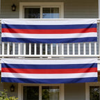 2 Pack Patriotic Bunting Banner, 4th of July Outdoor Porch Decorations 2.5 x 20 ft Red White and Blue American Flag for Memorial Day, Veterans Day, Home Yard (Independence Day-3) - Image 5