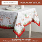 Maison d' Hermine Table Cloth Rectangle Table Reusable 100% Cotton 54"x72" - Image 2